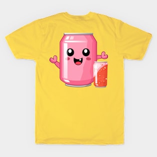 Soft drink cute T-Shirt cute giril T-Shirt